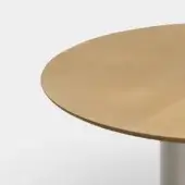 European oak with beige painted edge